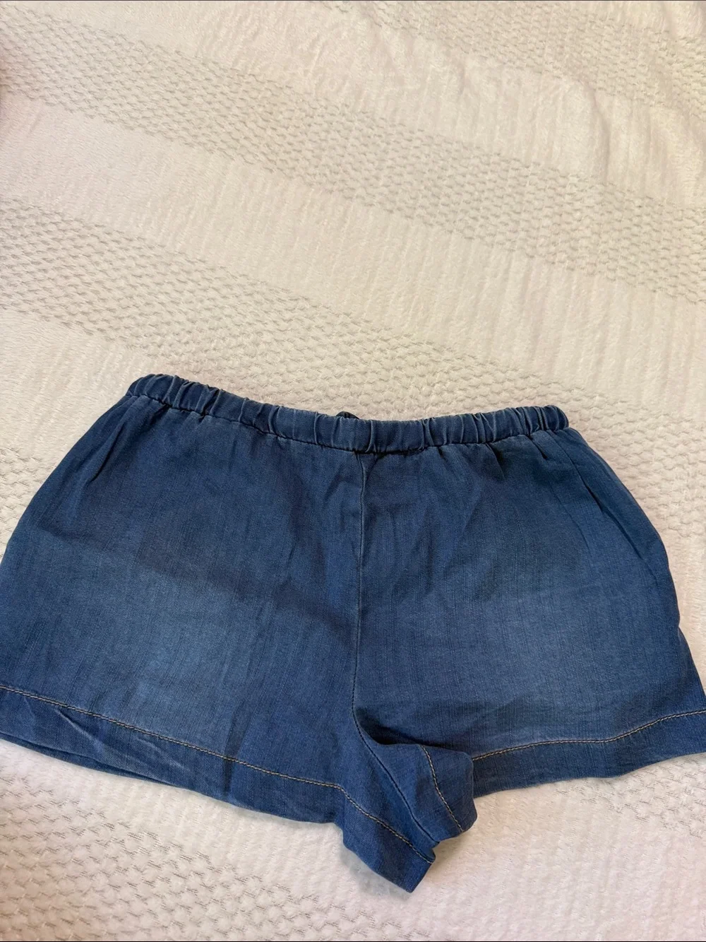 Indigo Rein Blue Drawstring Denim Shorts